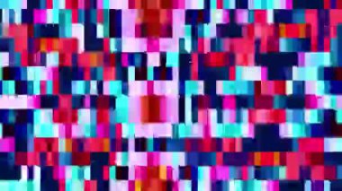 Yaz Müziği için Renkli Geometrik ve Psikedelik Hareket Grafik Görüntü Canlandırma Arkaplanı