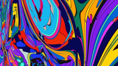 parlak resimli yaratıcı soyut arkaplan 