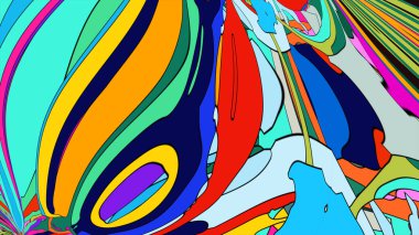 parlak resimli yaratıcı soyut arkaplan 