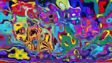 Yaz müzik festivali için renkli soyut psikedelik sıvı arkaplan