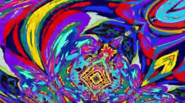 Yaz müzik festivali için renkli soyut psikedelik sıvı arkaplan