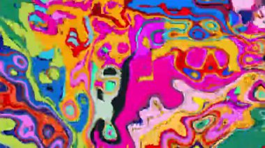 Yaz müzik festivali için renkli soyut psikedelik sıvı arkaplan