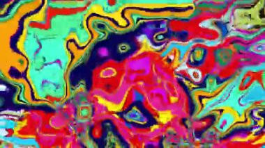 Yaz müzik festivali için renkli soyut psikedelik sıvı arkaplan