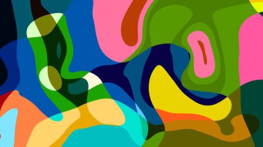 Yaz koleksiyonu için renkli sıvı ve sıvı soyut arkaplan