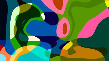 Yaz koleksiyonu için renkli sıvı ve sıvı soyut arkaplan