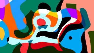 Yaz koleksiyonu için renkli sıvı ve sıvı soyut arkaplan