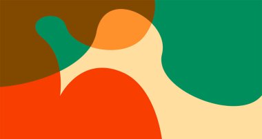 Renkli sıvı ve sıvı soyut arkaplanın vektör çizimi