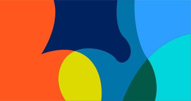 Renkli sıvı ve sıvı soyut arkaplanın vektör çizimi