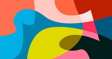 Yaz koleksiyonu için renkli sıvı ve sıvı soyut arkaplan