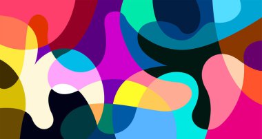 Yaz koleksiyonu için renkli sıvı ve sıvı soyut arkaplan