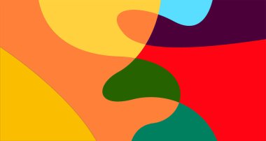 Yaz koleksiyonu için vektör renkli sıvı ve sıvı soyut arkaplan