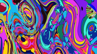 Boya girdabının sanatsal bir yansıması. soyut arkaplan