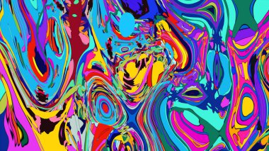 Hareketli, soyut bir duvar kağıdı, akıcı ve anlamlı bir deseni var..