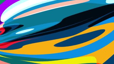 Sıvı boya püskürtüyor. soyut video hareketi 