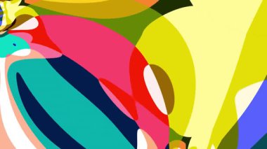 Sıvı boya sıçramalı soyut video hareketi