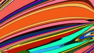 Sıvı boya ile dinamik soyut video