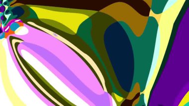 Dinamik video hareketi, soyut boya sıçramaları