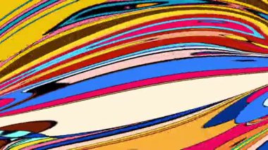 Dinamik video hareketi, soyut boya sıçramaları