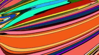 Dinamik video hareketi, soyut boya sıçramaları