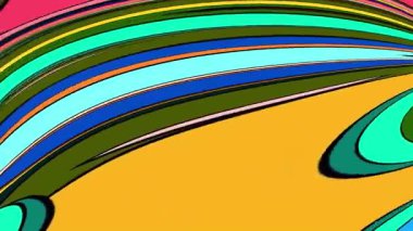 Dinamik video hareketi, soyut boya sıçramaları