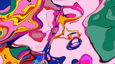 Lav lambası duvar kağıdı. Hareket halindeki dinamik parlak renkler 