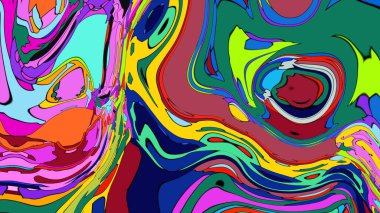 Pürüzsüz, sıvı gibi yüzeyi olan büyüleyici bir sanat eseri..