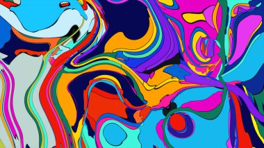 Akan, hipnotik desenli güzel bir çizim..