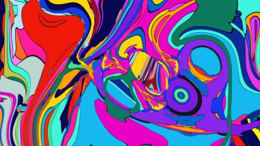 Akan, hipnotik desenli güzel bir çizim..