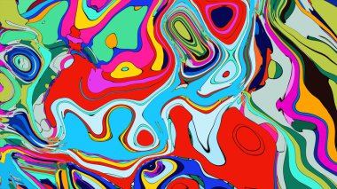 Farklı tonlarda kıvrımlı, pürüzsüz bir sanat eseri..