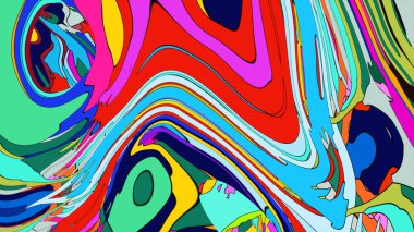 Farklı tonlarda kıvrımlı, pürüzsüz bir sanat eseri..