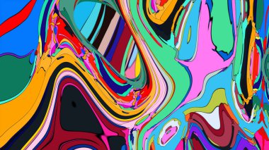 Farklı tonlarda kıvrımlı, pürüzsüz bir sanat eseri..