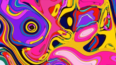 Bright swirling pattern illustration, an energetic and artistic background.