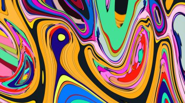 Bright swirling pattern illustration, an energetic and artistic background.