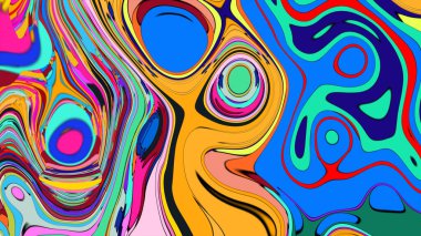 Seamless rendering illustration, a mesmerizing display of flowing gradient hues.