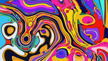 Seamless rendering illustration, a mesmerizing display of flowing gradient hues.