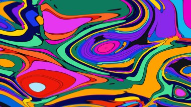 Vibrant abstract rendering of a dynamic, liquid motion background.