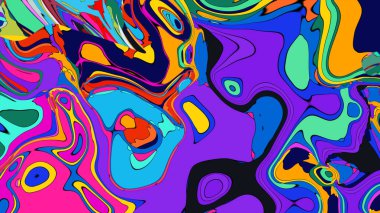 Vibrant abstract rendering of a dynamic, liquid motion background.