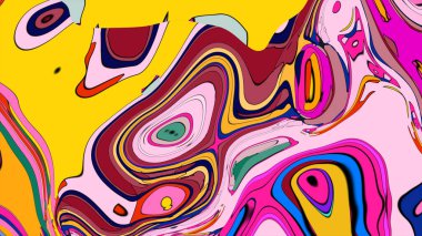 Vibrant abstract rendering of a dynamic, liquid motion background.