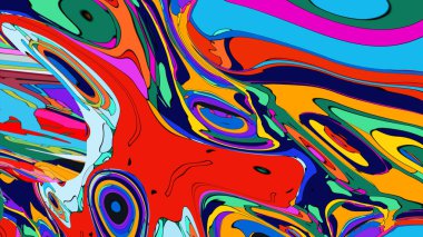 Bright abstract movement illustration, a captivating and artistic visual.