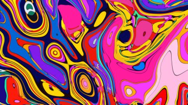 Bright abstract movement illustration, a captivating and artistic visual.