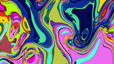 Bright abstract movement illustration, a captivating and artistic visual.