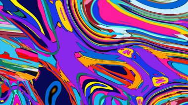 abstract background. Lava Lamp liquid flowing 