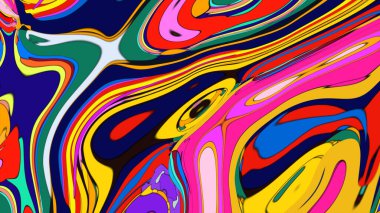 abstract background. Lava Lamp liquid flowing 