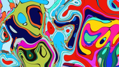 abstract background. Lava Lamp liquid flowing 