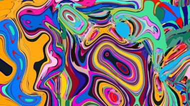 abstract background. Lava Lamp liquid flowing 