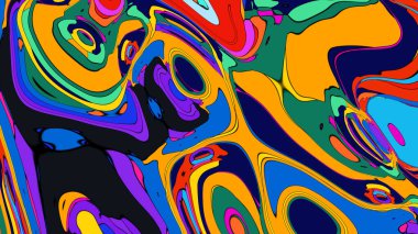 Lava Lamp liquid flowing. abstract background