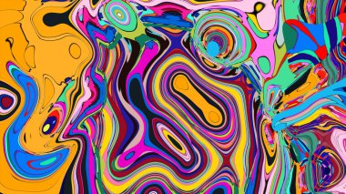 Lava Lamp liquid flowing. abstract background