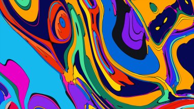 Vivid paint swirl illustration, a creative and expressive background.