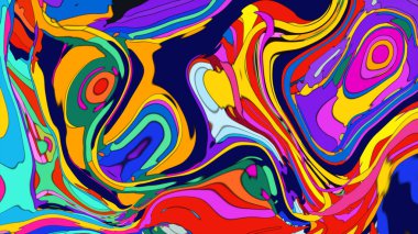 Artistic liquid abstract illustration, a modern and eye-catching visual.