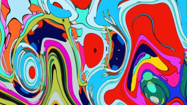 Kişisel portföy sitesi için sıvı desenli yaratıcı bir arka plan..